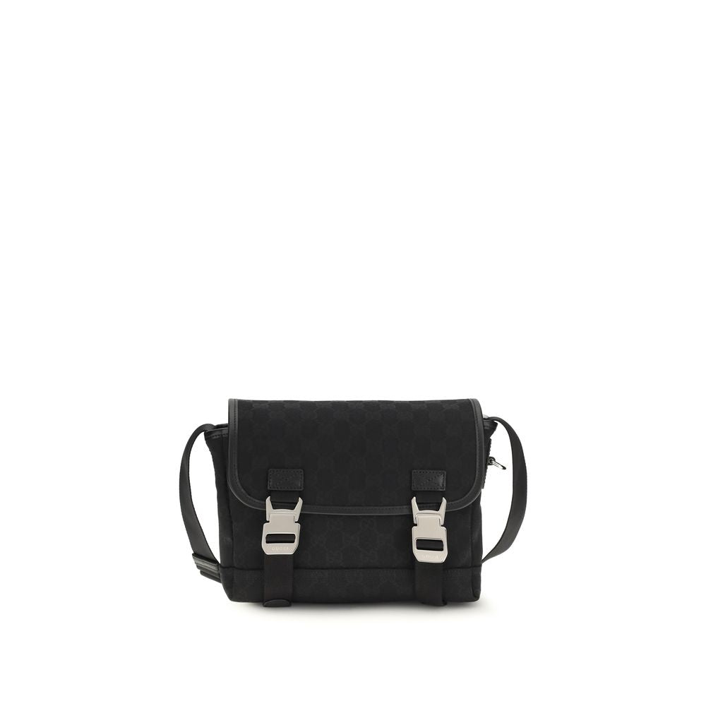 Gucci Black Polyester Shoulder Bag
