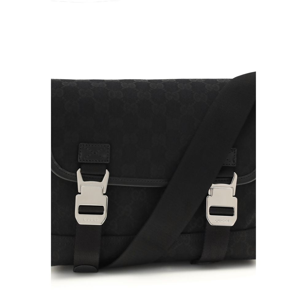 Gucci Black Polyester Shoulder Bag